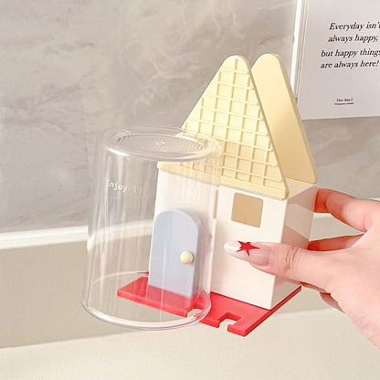 Flip House Toothbrush Holder Set