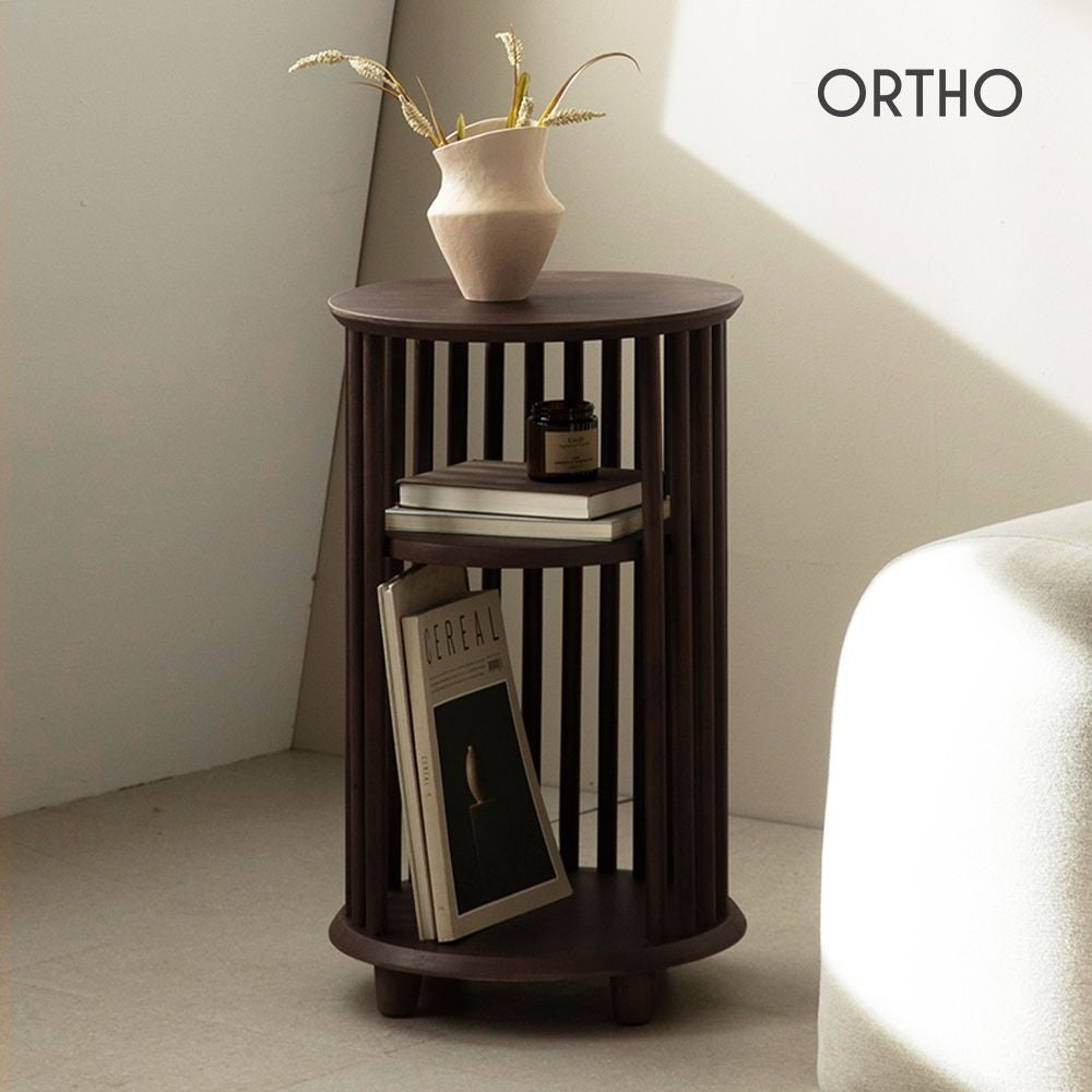Ivy Solid Pine Wood Nightstand - detail view