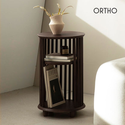 Ivy Solid Pine Wood Nightstand - detail view
