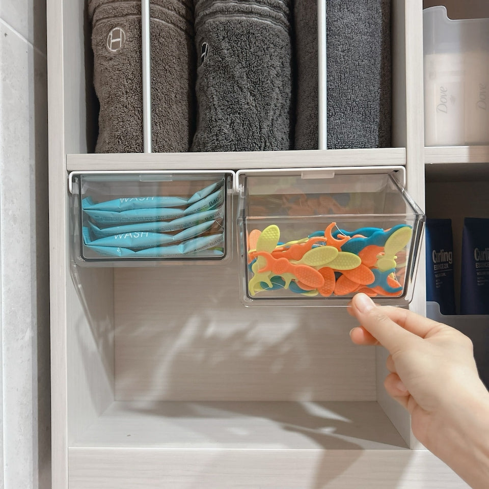 Clear Stash Adhesive Mini Drawer
