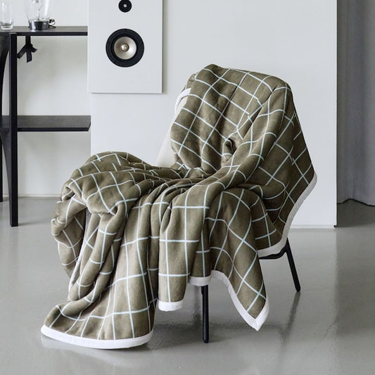 Blooming Flannel Microfiber All-Season Sherpa Blanket