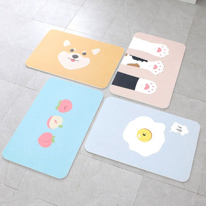 Classic Quick-Dry Diatomite Bath Mat