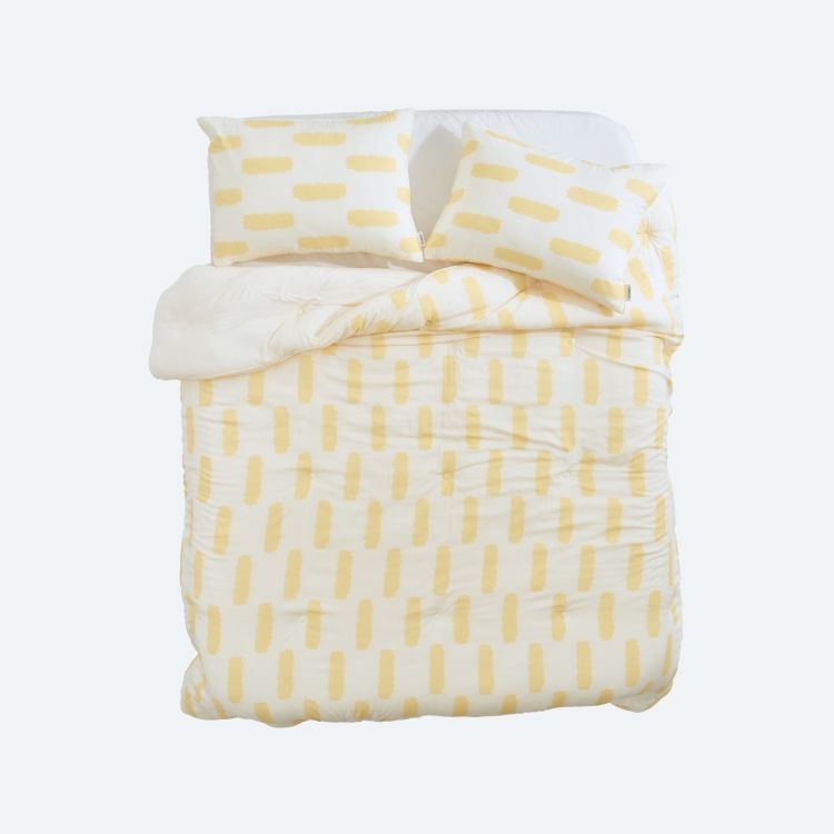 Brick Stripe TENCEL™ Modal All-Season Comforter Set