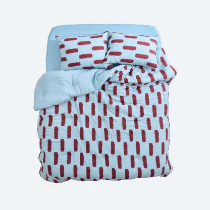 Brick Stripe TENCEL™ Modal All-Season Comforter Set