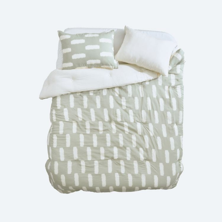 Brick Stripe TENCEL™ Modal All-Season Comforter Set
