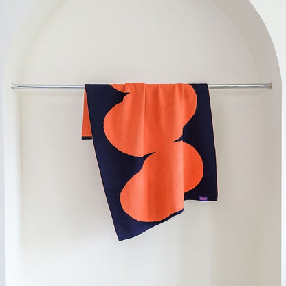Reversible Knit Throw Blanket