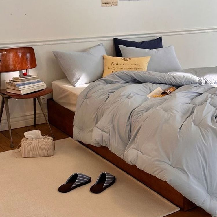 Self-Warming Stripe Comforter Set
