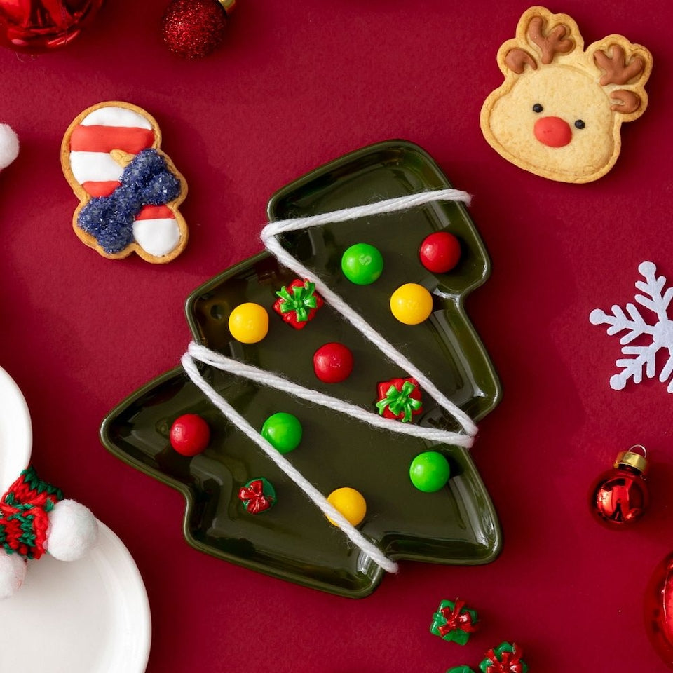 Festive Christmas Trinket Dish Set