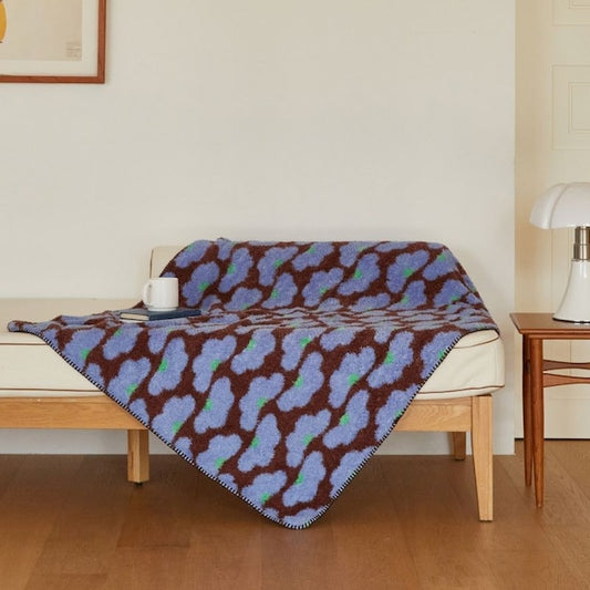 Fluffy Long-Pile Knit Comfort Blanket