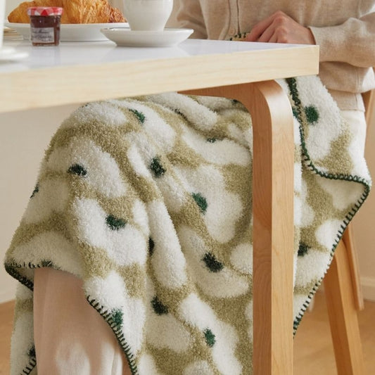 Fluffy Long-Pile Knit Comfort Blanket