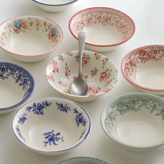 Claytan Vintage Floral Deep Plate – 6.3"