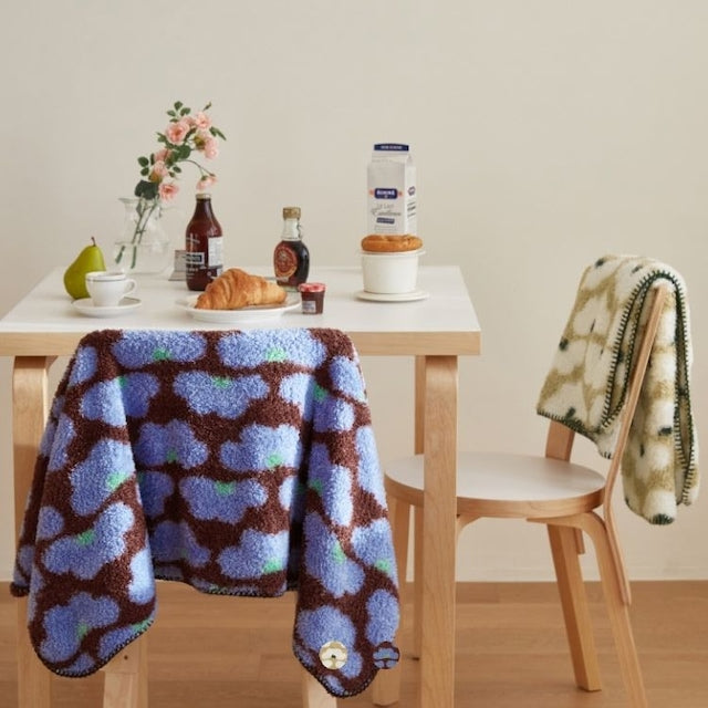 Fluffy Long-Pile Knit Comfort Blanket