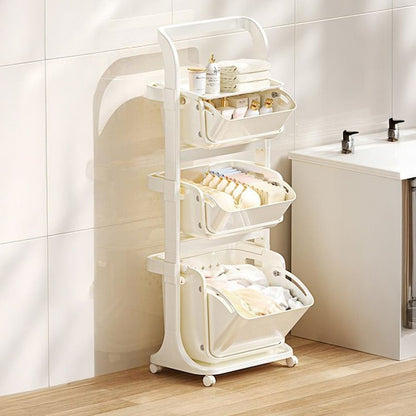 Rolling Swing Laundry Cart