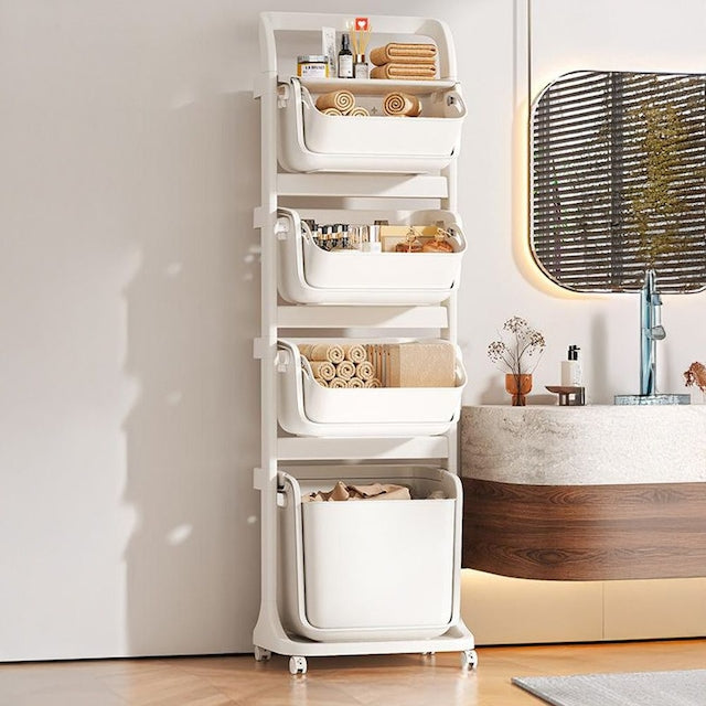 Rolling Swing Laundry Cart