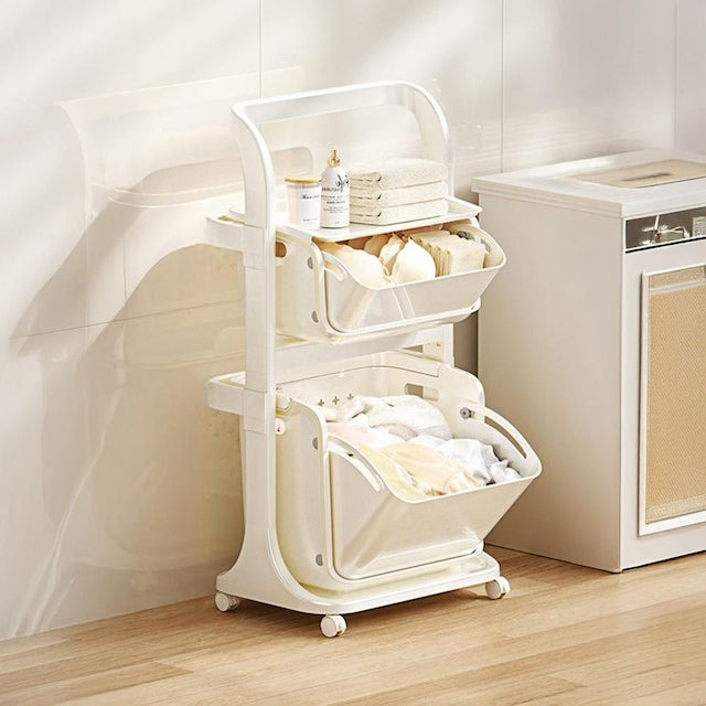 Rolling Swing Laundry Cart