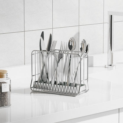 Utensil Holder with Drain Tray