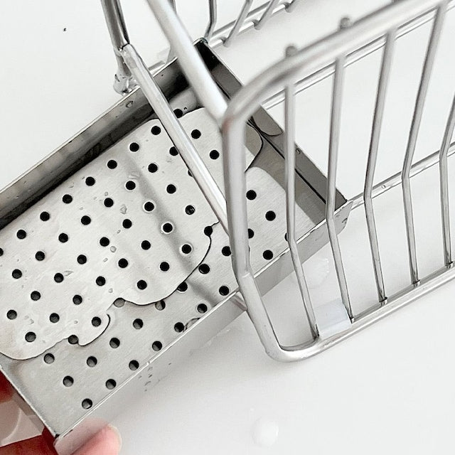 Utensil Holder with Drain Tray
