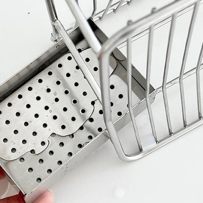 Utensil Holder with Drain Tray