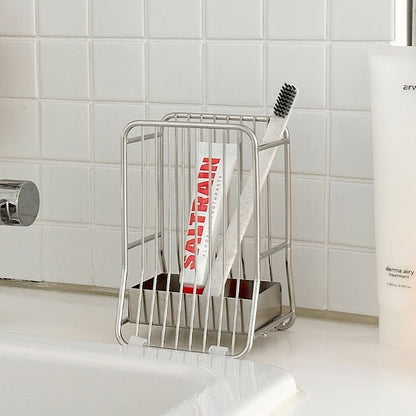 Utensil Holder with Drain Tray