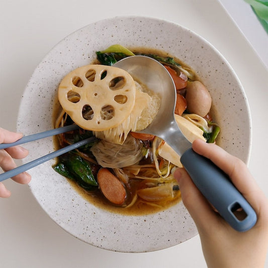 Colorful Ramen Spoon & Chopsticks Set (2-Piece)