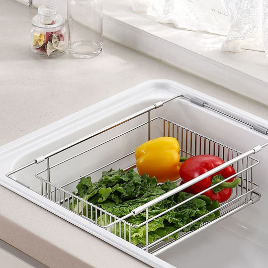 Adjustable Stainless Steel Dish Drying Rack