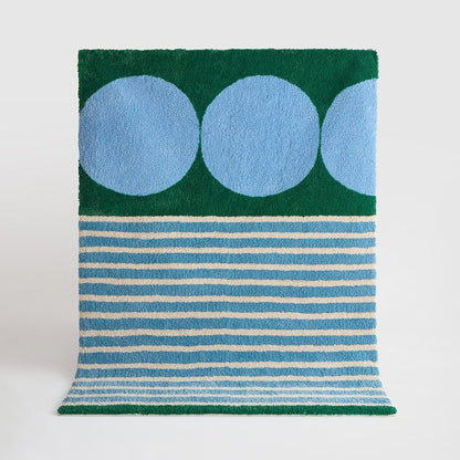 BWTZ Plush Long-Pile Jacquard Area Rug
