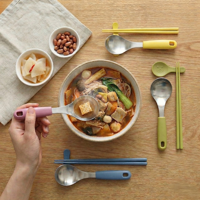 Colorful Ramen Spoon & Chopsticks Set (2-Piece)