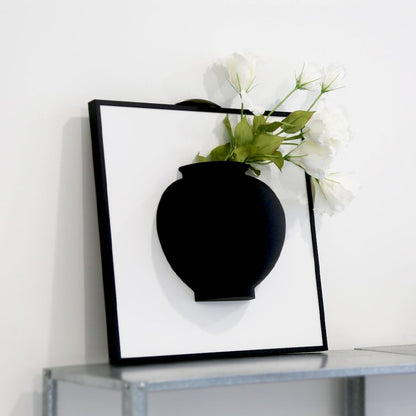 3D Moon Jar Wall Art Frame