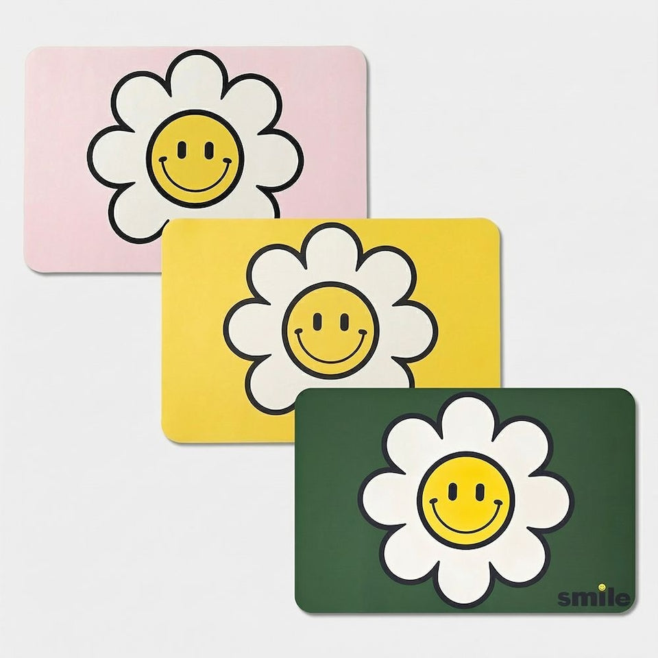 Daisy Washable Diatomite Bath Mat