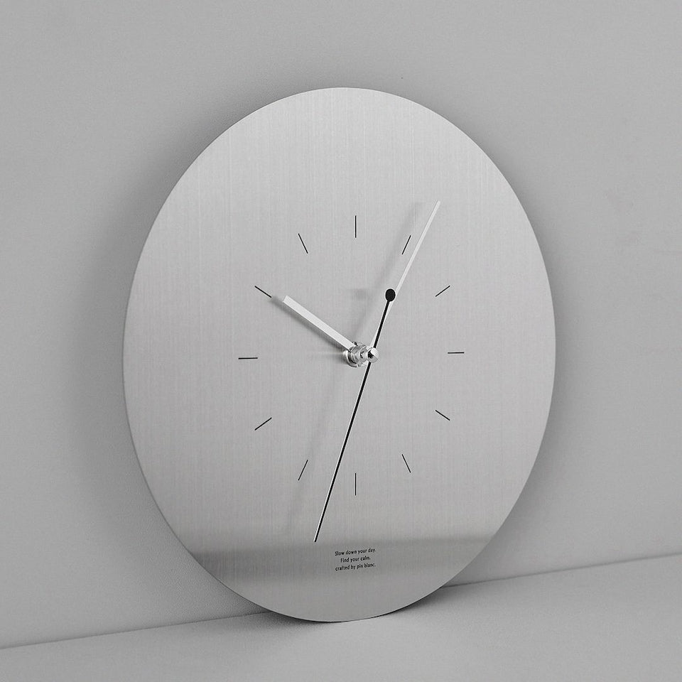Orbit Stainless Steel Wall Clock