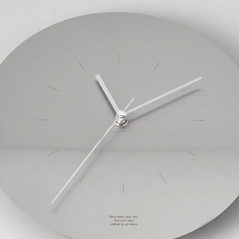 Orbit Stainless Steel Wall Clock