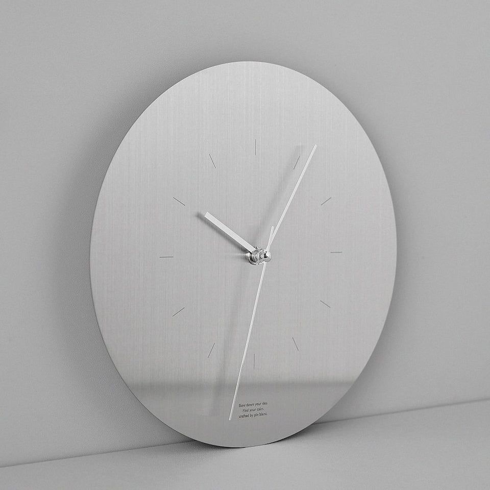 Orbit Stainless Steel Wall Clock