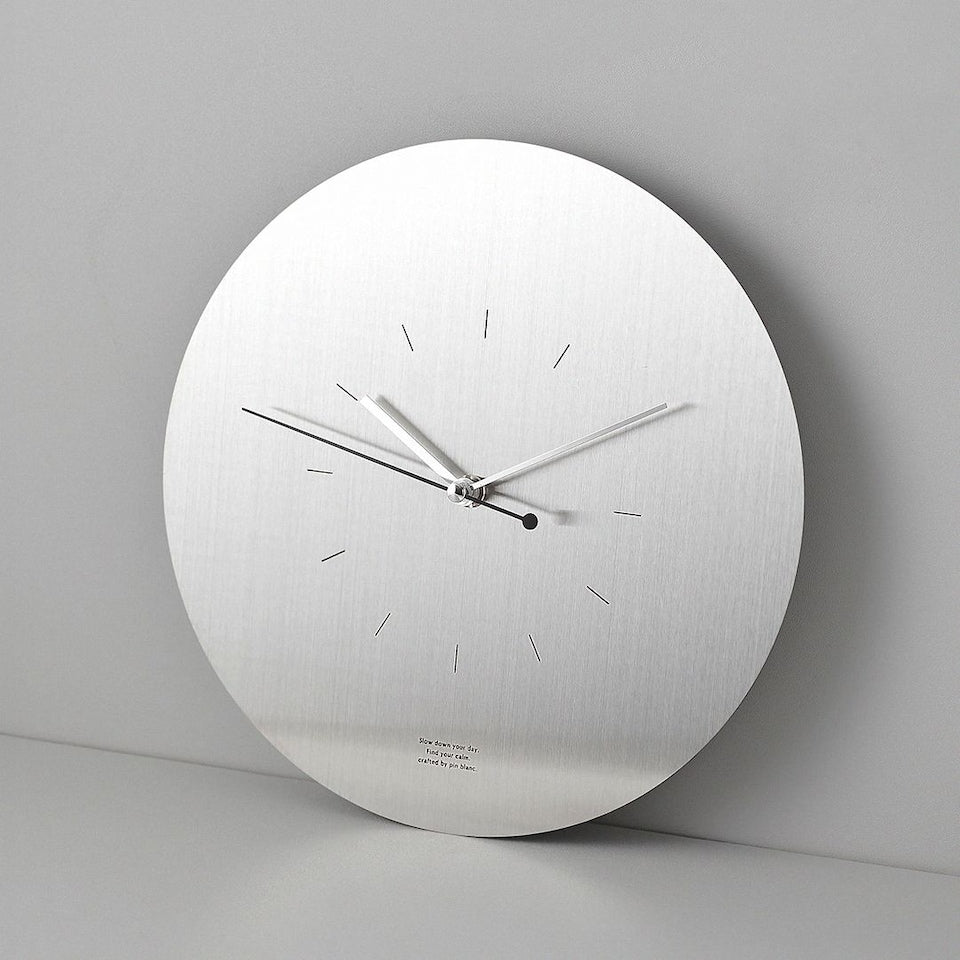 Orbit Stainless Steel Wall Clock