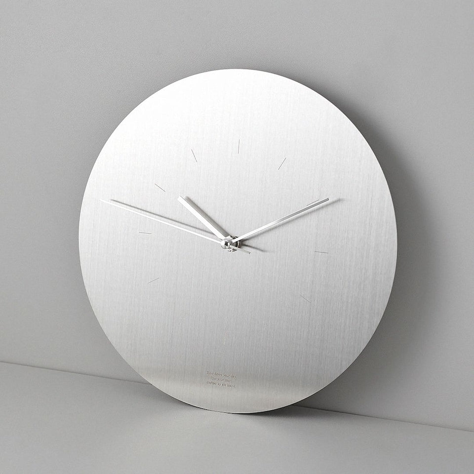 Orbit Stainless Steel Wall Clock