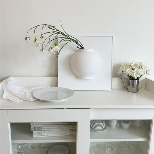 3D Moon Jar Wall Art Frame