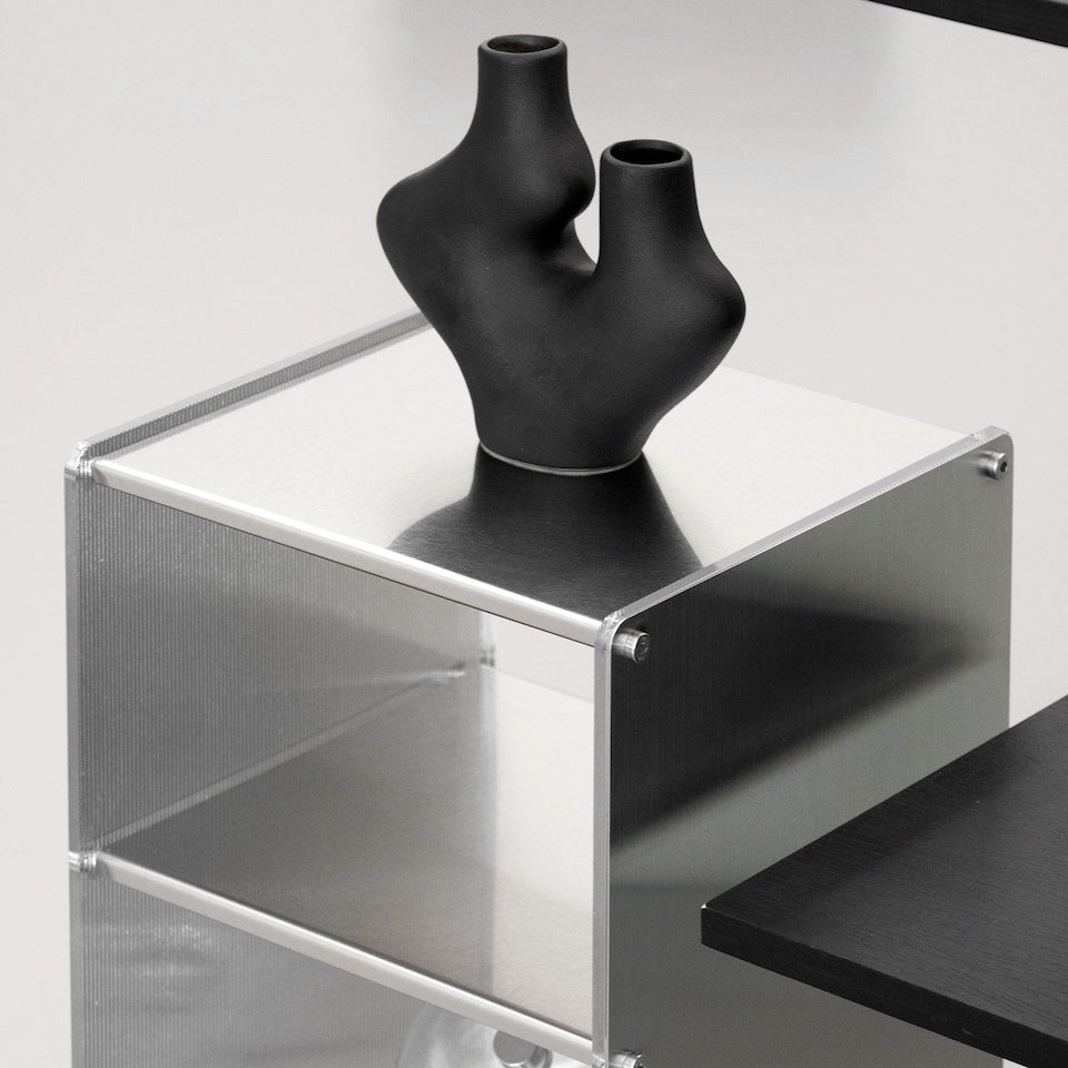 Slim Stainless Modular Side Table