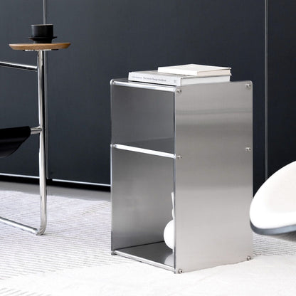 Slim Stainless Modular Side Table