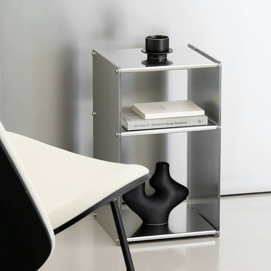 Slim Stainless Modular Side Table
