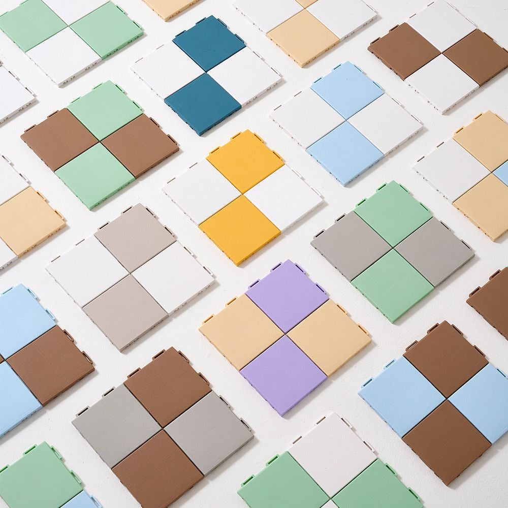Seamless Checkerboard Deck Tile Set