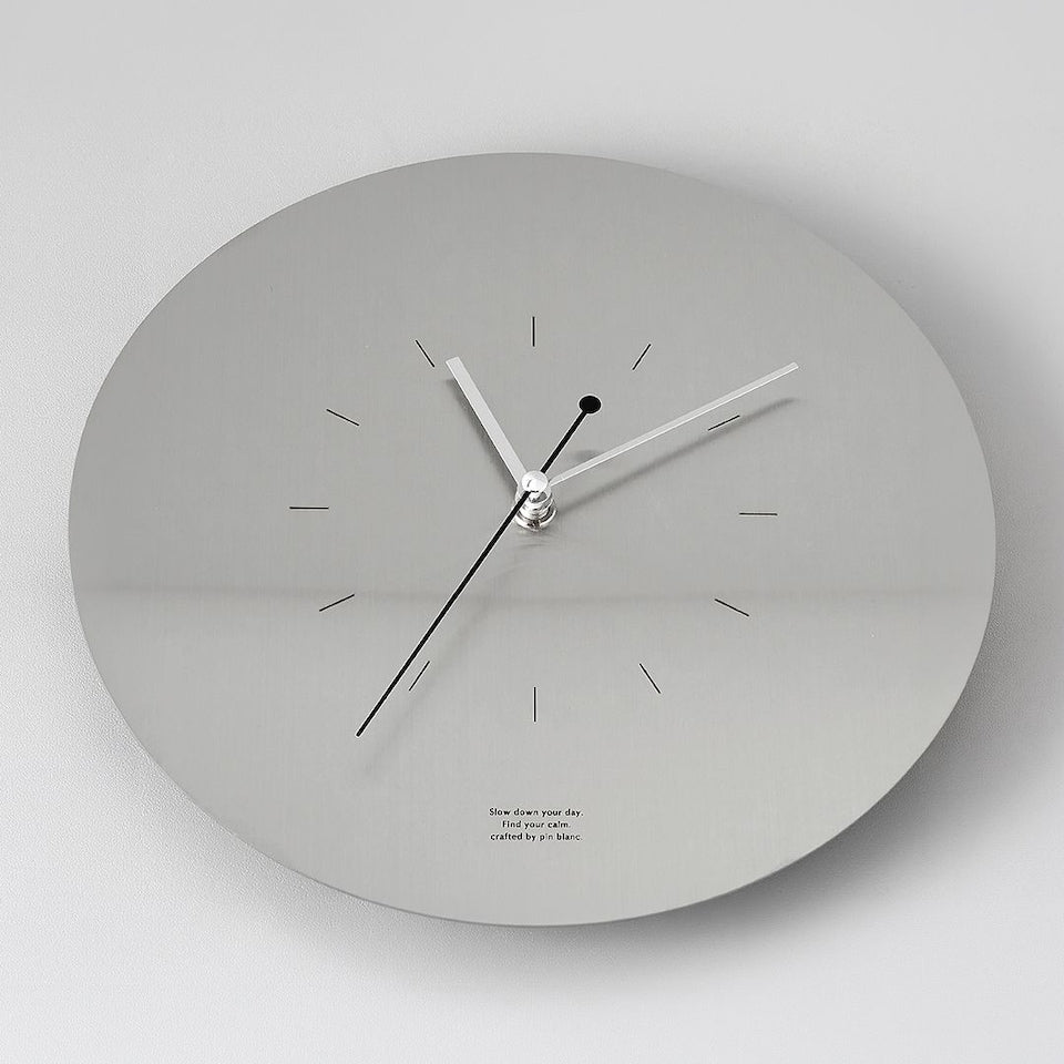 Orbit Stainless Steel Wall Clock