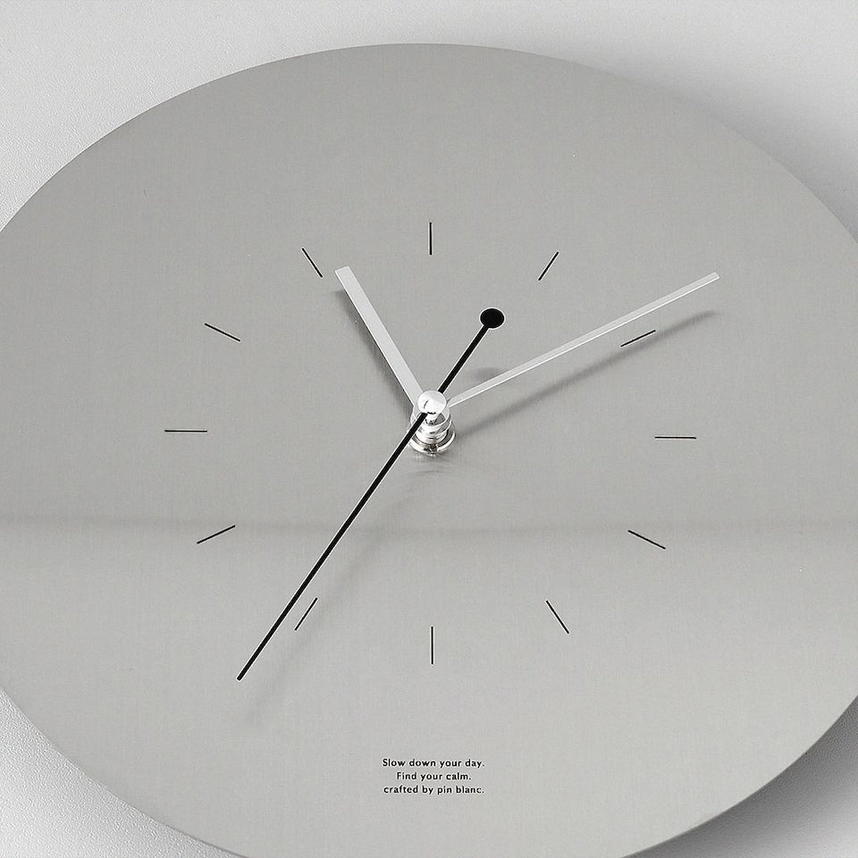 Orbit Stainless Steel Wall Clock