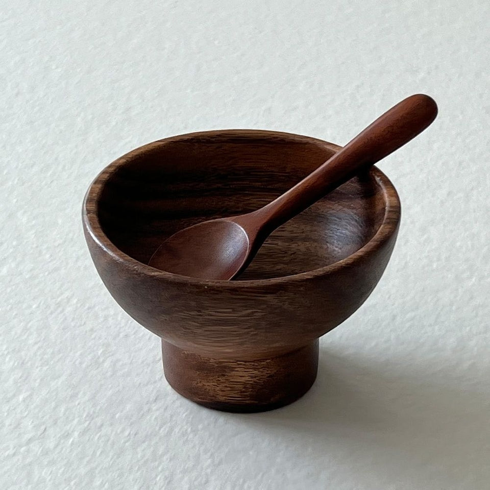 Acacia Wood Dessert Bowl