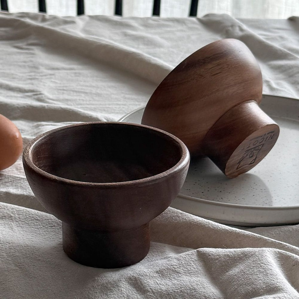 Acacia Wood Dessert Bowl