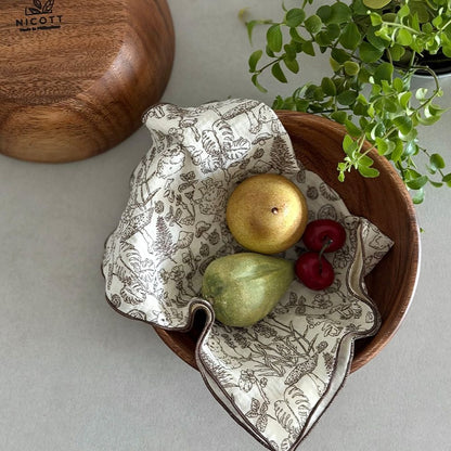 Acacia Wood Slim Salad Bowl