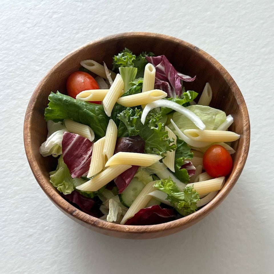 Acacia Wood Slim Salad Bowl