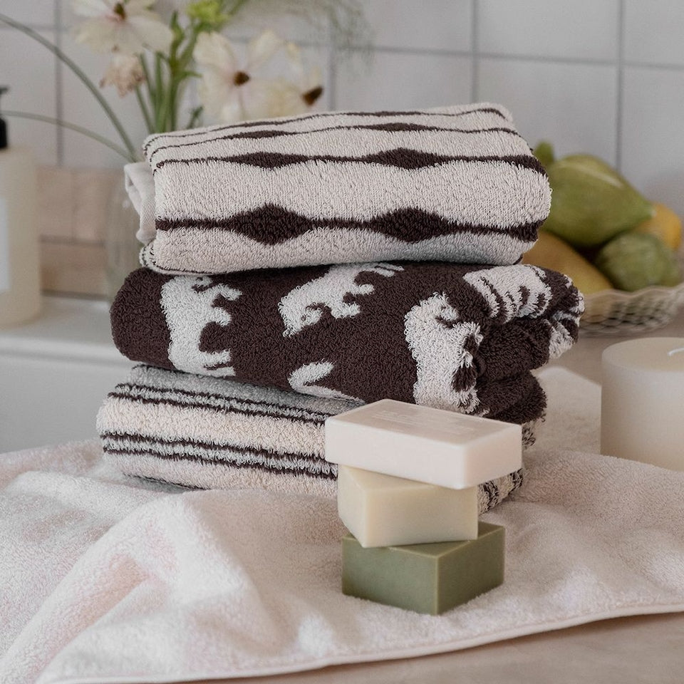 Slow Bath Design Soft 40s Cotton Towel Sets