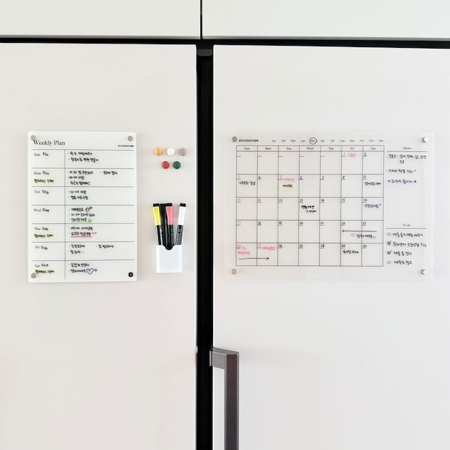 Acrylic Magnetic Memo & Planner Board