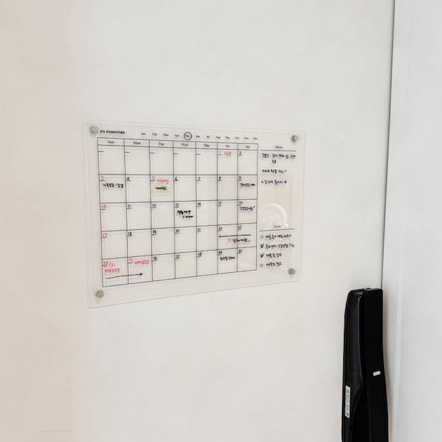 Acrylic Magnetic Memo & Planner Board