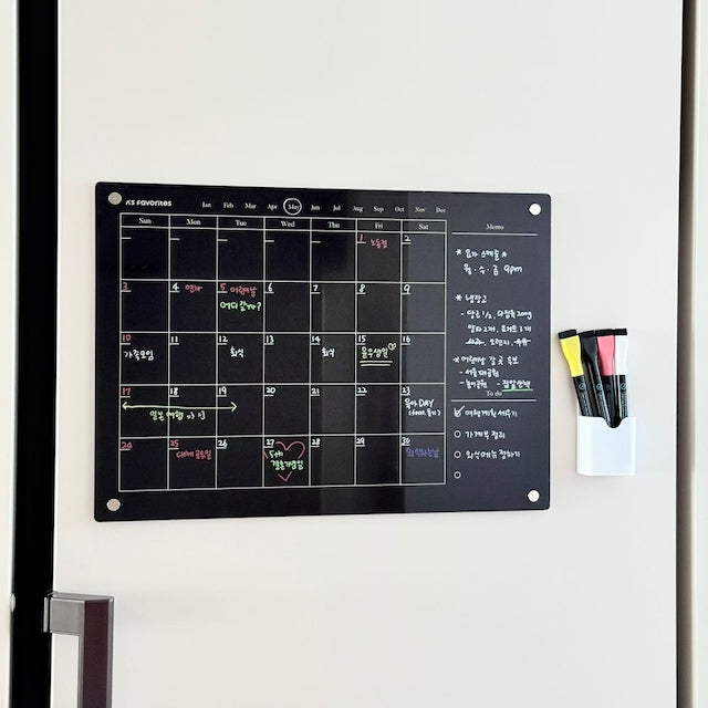 Acrylic Magnetic Memo & Planner Board