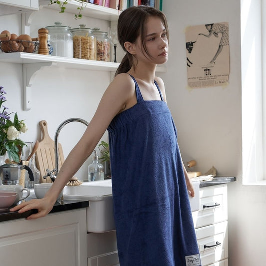Essential Towel Robe & Hairband Set